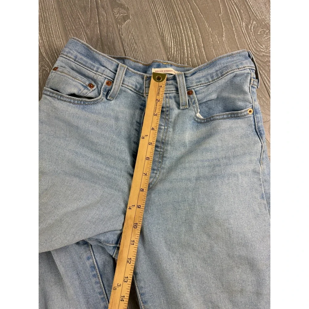 Levi's Ribcage Straight Ankle Women's Jeans Medium Wash Size 27 Length 27